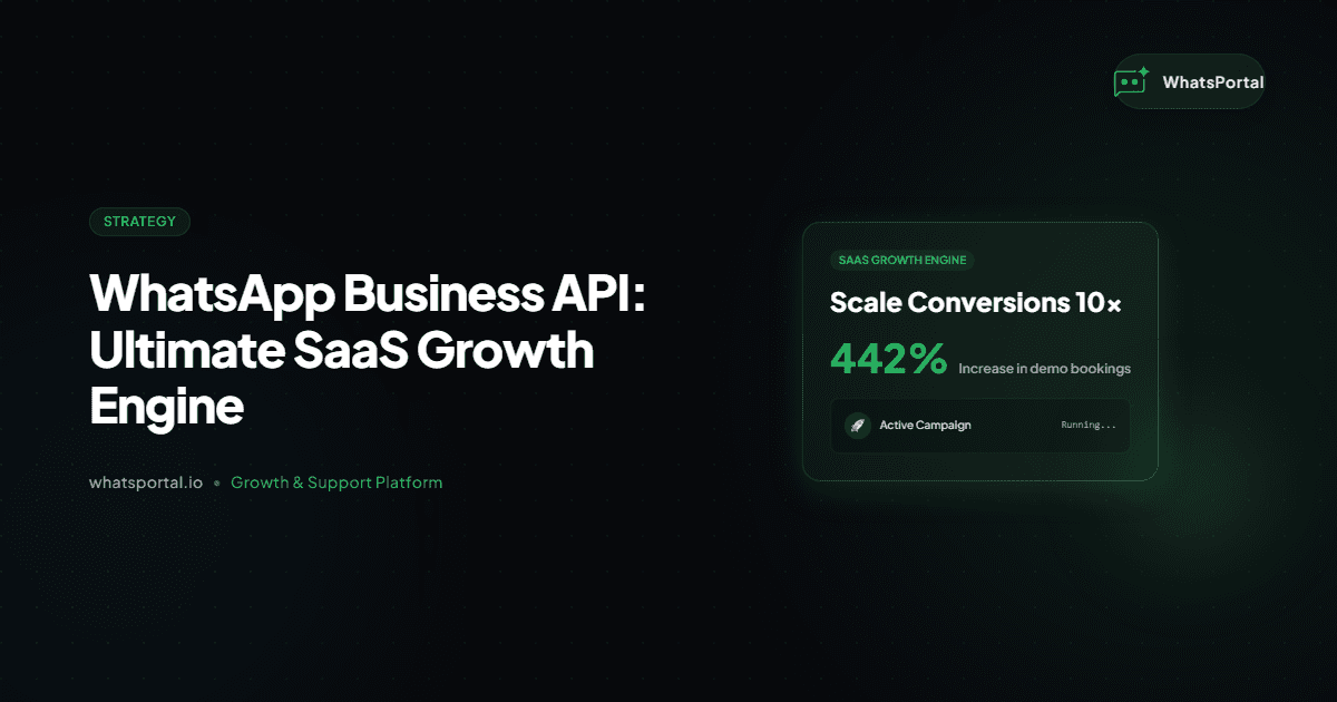 Cover image for WhatsApp Business API: Ultimate SaaS Growth Engine