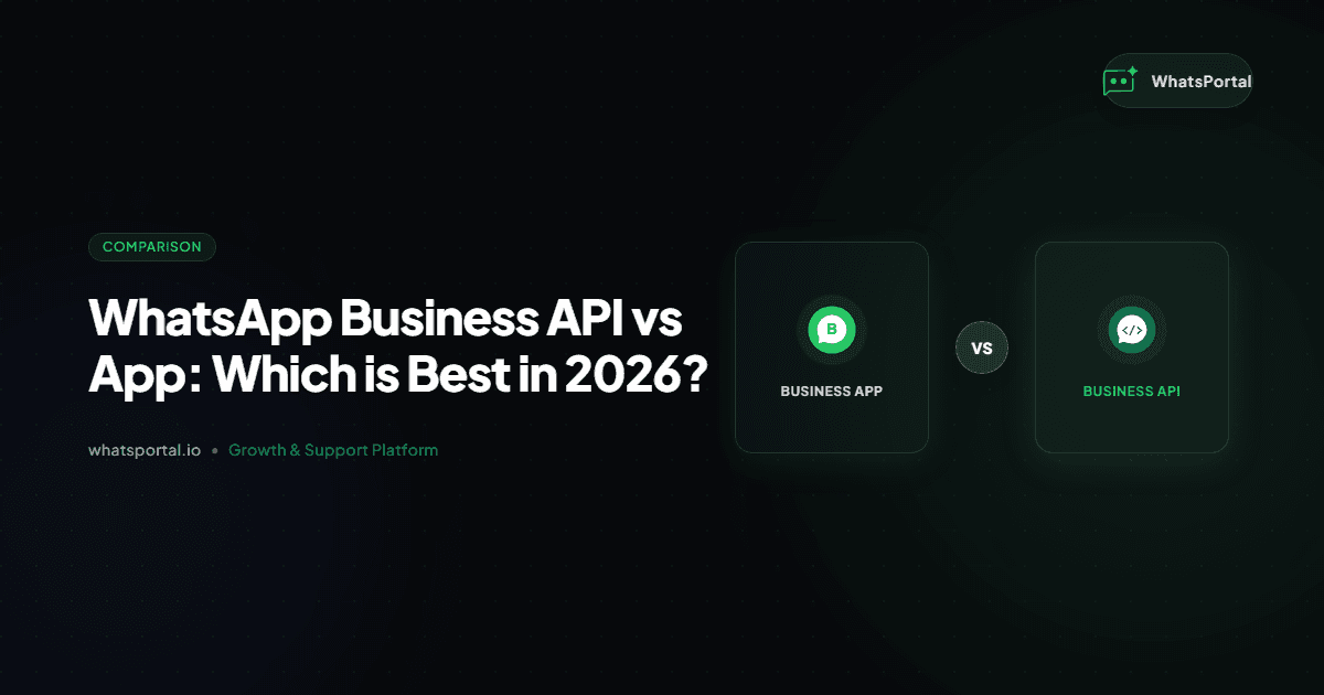 Cover image for WhatsApp Business API vs App: Which is Best in 2026?