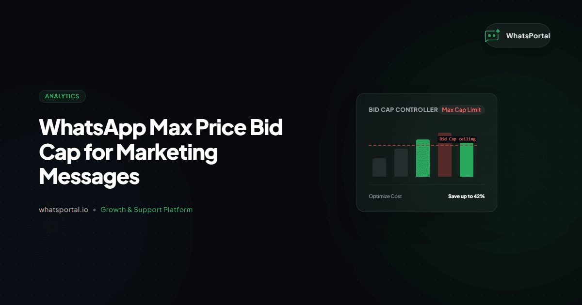 Cover image for WhatsApp Max Price Bid Cap for Marketing Messages