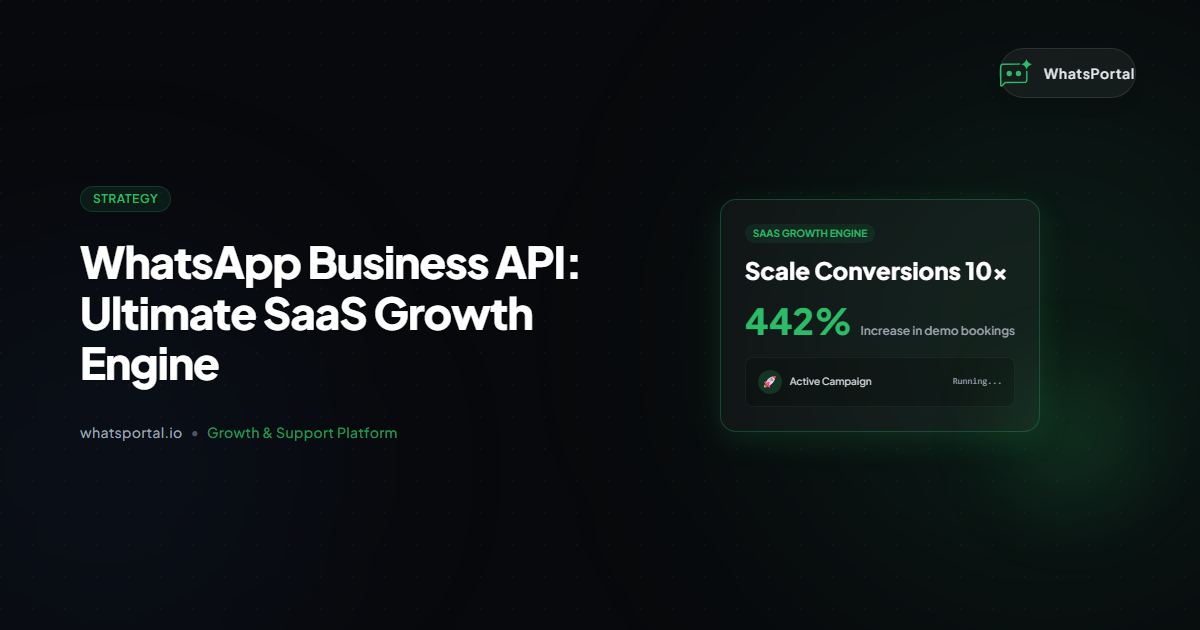 WhatsApp Business API: Ultimate SaaS Growth Engine